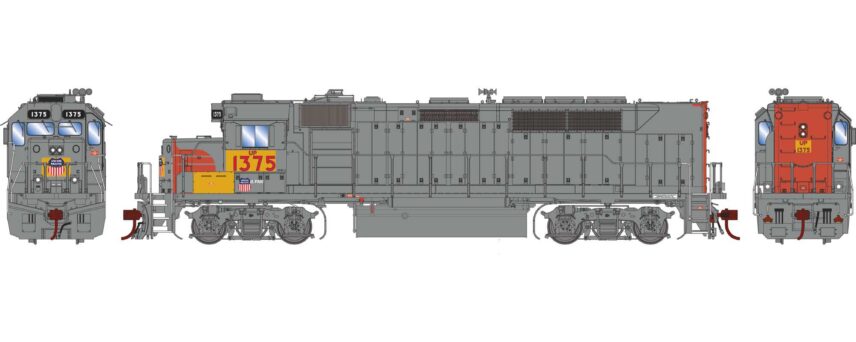 Athearn Genesis 64827   HO GP40P-2 Locomotive, UP #1375