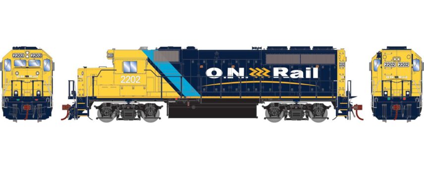 Athearn Genesis 64840   HO GP40P-2 Locomotive, ONT #2202