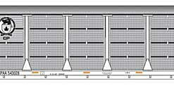 Micro Trains 11100440    N 89' Tri-Level Closed Autorack, Canadian Pacific #543028