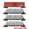 Micro Trains 98302212    N 4-pk CP Rail Camp 4-pk  - Jewel Case #24956, 424272, 424276, 424621
