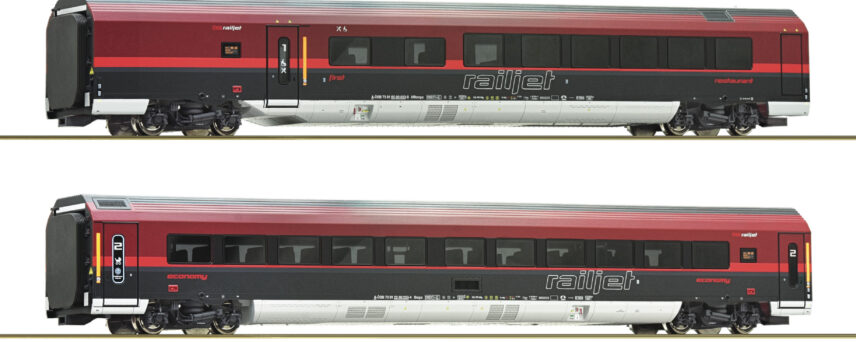 Roco 74038   4 piece set: Railjet, ÖBB