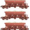 B-Models VB84206   3-pcs set Tremie ballast wagons (loaded), SNCF
