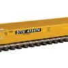 WalthersProto 109036  HO Gunderson Rebuilt All-Purpose 53' Well Car, DTTX #475474 (yellow, large red logo)