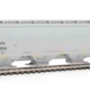 WalthersProto 105851  HO 67' Trinity 6351 4-Bay Covered Hopper, CIT Group-Capital Finance, Inc. CEFX #635252 (gray, Yellow Conspicuity Stripes