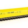 WalthersProto 109039  HO Gunderson Rebuilt All-Purpose 53' Well Car, Florida East Coast FEC #70207 (yellow, Hurricane logo)