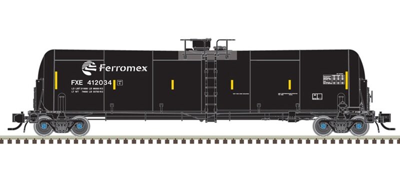 Atlas 50005828  N Trinity 31,000 Gallon Crude Oil Tank Car,  Ferromex #412003
