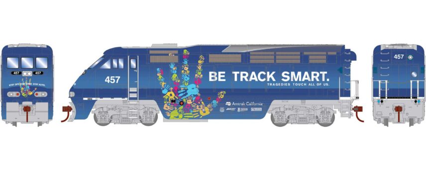 Athearn 64726   HO F59PHI, Amtrak #457 (DCC/Sound)