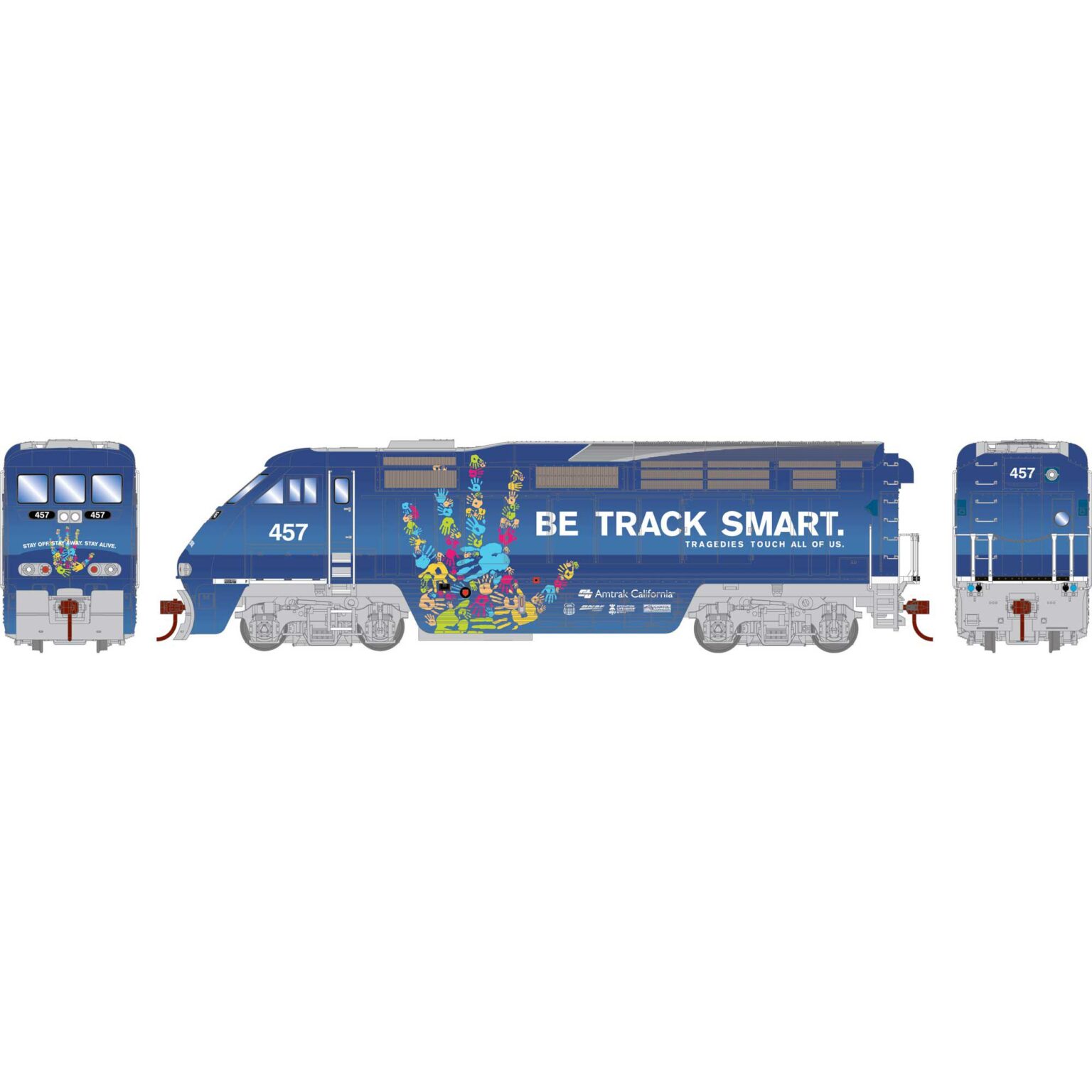Athearn 64626   HO F59PHI, Amtrak #457