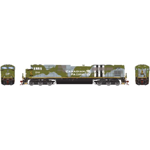 Athearn Genesis 1156   HO SD70ACU Locomotive, CP/Military Tribute #6644 (DCC/Sound)