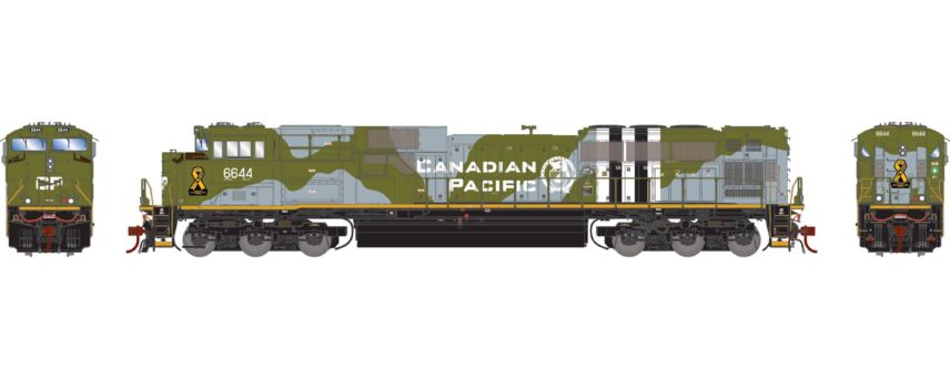 Athearn Genesis 1146   HO SD70ACU Locomotive, CP/Military Tribute #6644