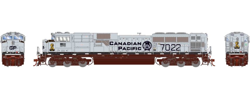 Athearn Genesis 1149   HO SD70ACU Locomotive, CP/Military Tribute #7022
