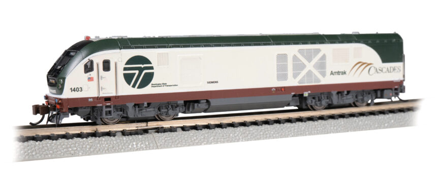 Bachmann Trains 67954  N Siemens SC-44 Charger, Amtrak Cascades® (WSDOT) #1403 (DCC/Sound)