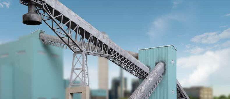 Walthers Cornerstone 4171   HO Conveyors with Transfer House