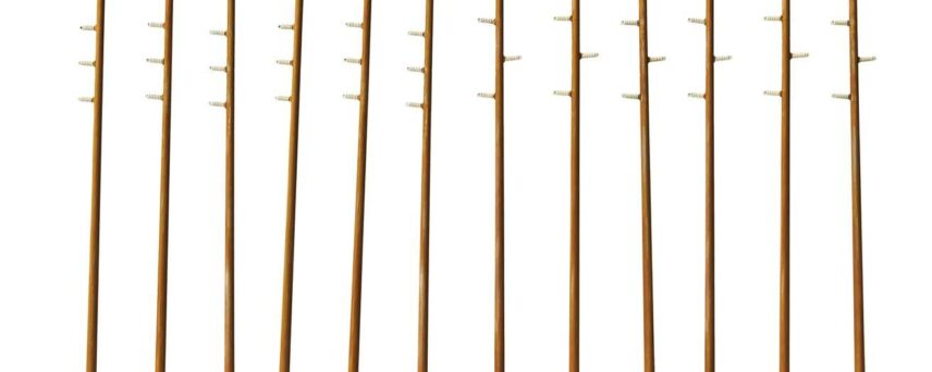 Walthers Cornerstone 4173   HO Intermediate Height Utility Poles (Wood) pkg(12)