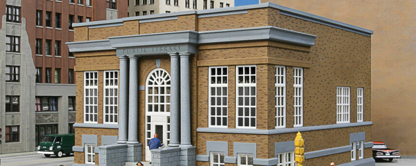 Walthers Cornerstone 3493   HO Public Library