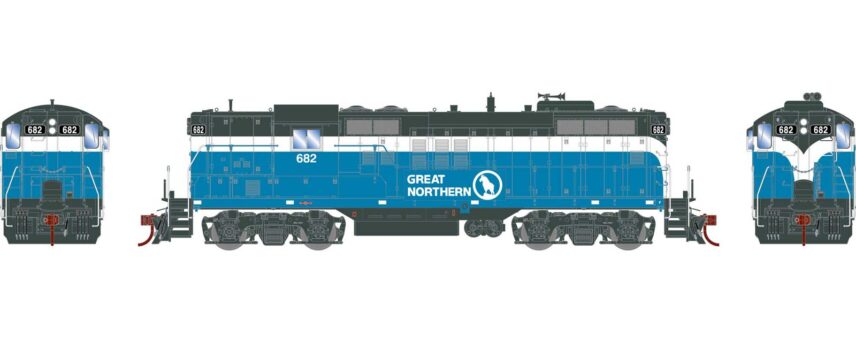 Athearn Genesis 82374   HO GP9 Locomotive, GN #682 (DCC/Sound)