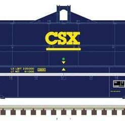 Atlas 50004873  N 42' Coil Steel Car with Fishbelly Side Sill, CSX #496608