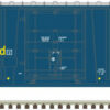 Atlas 50005466  N NSC 50' Box Car, Ontario Northland #7750