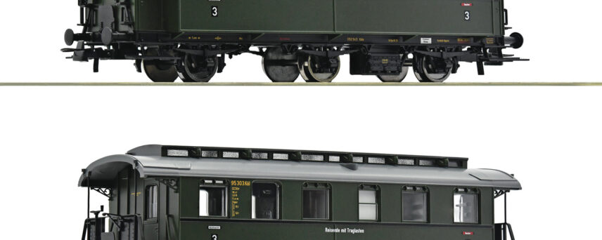 Roco 74014   4-piece set: Passenger train, DB