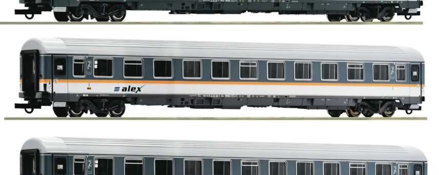 Roco 74018   3-piece set: Eurofima coaches, alex