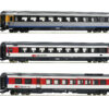 Roco 74021   3 piece set (1): EuroCity coaches EC 7, SBB