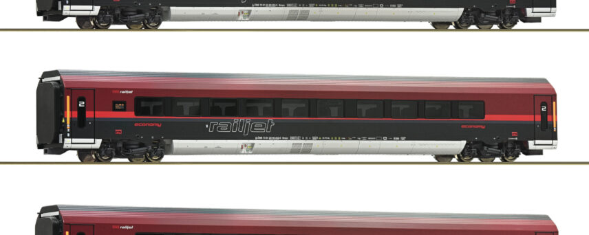 Roco 74040   3 piece set: Railjet, ÖBB