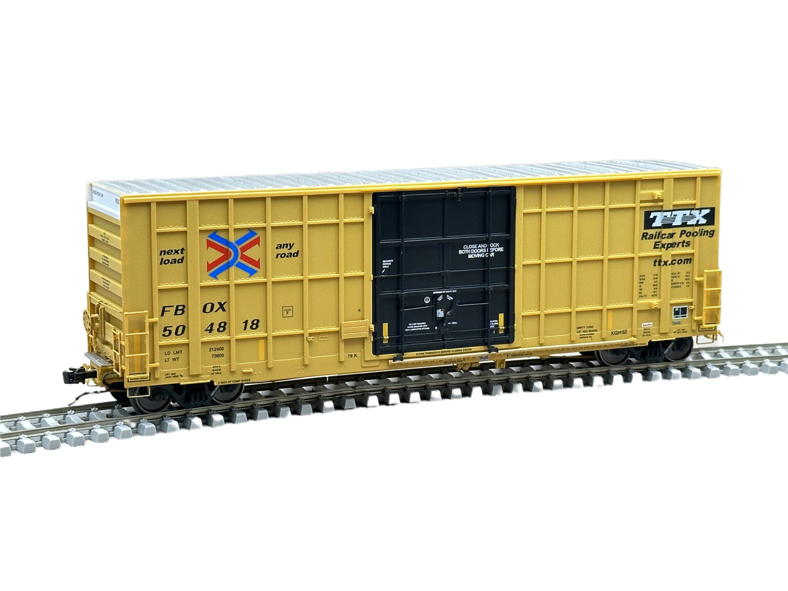 Aurora Miniatures 305057  HO Greenbrier/Gunderson 6276 cf Plate F Boxcar, FBOX #504880