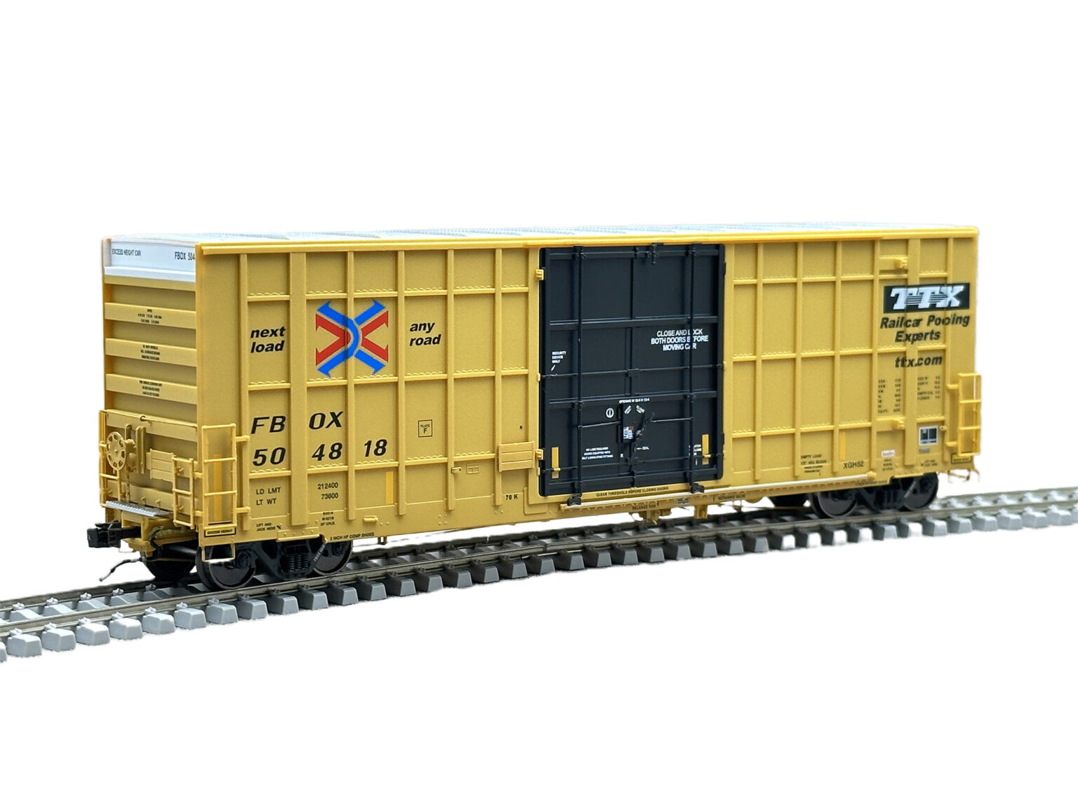 Aurora Miniatures 305057  HO Greenbrier/Gunderson 6276 cf Plate F Boxcar, FBOX #504880