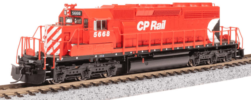 Broadway Limited Imports 9954 N EMD SD40-2, Canadian Pacific #5668 (Action red, white, black, Multimark Logo)