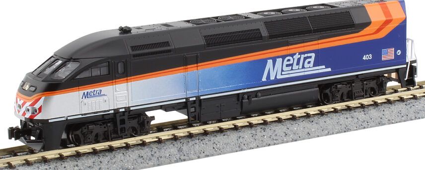Kato 176-6123  N MP36PH Chicago Metra Black Roof #303