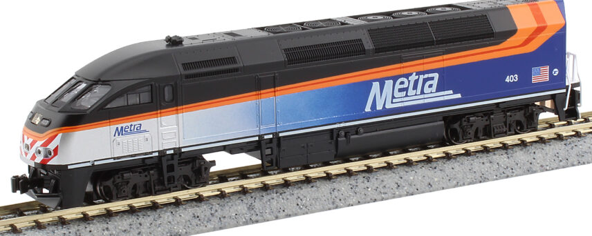 Kato 176-6124  N MP36PH Chicago Metra Black Roof #424