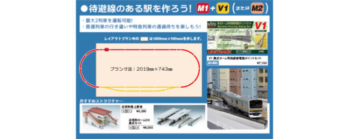 Kato 20860  N V1 Mainline Passing Siding Set