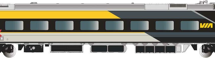 Bachmann Trains 74560  N Siemens Venture Cab Car, VIA Rail Canada #2301 (DCC/Sound)