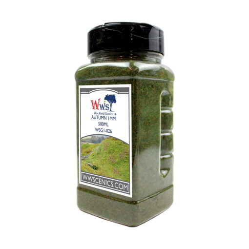 WWScenics  WSG1-026 1mm Autumn Static Grass 500ml