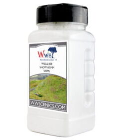 WWScenics  WSGS-009  .5mm Snow Scatter 500ml