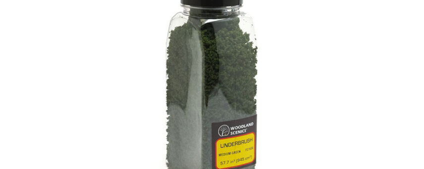 Woodland Scenics FC1636  Underbrush Medium Green Shaker
