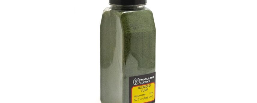 Woodland Scenics T1349 Blended Turf Green Blend Shaker