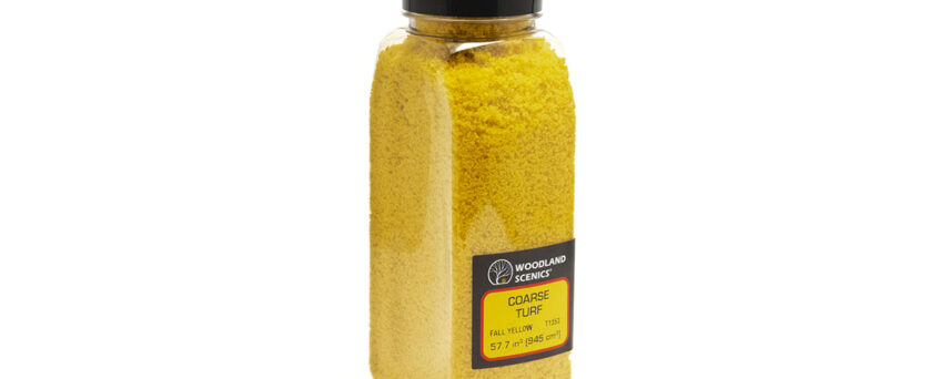 Woodland Scenics T1353  Coarse Turf Fall Yellow Shaker