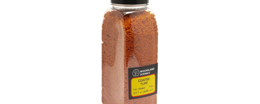 Woodland Scenics T1354  Coarse Turf Fall Orange Shaker