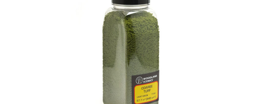 Woodland Scenics T1363  Coarse Turf Light Green Shaker