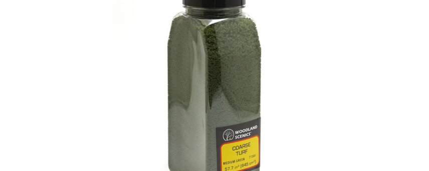 Woodland Scenics T1364  Coarse Turf Medium Green Shaker