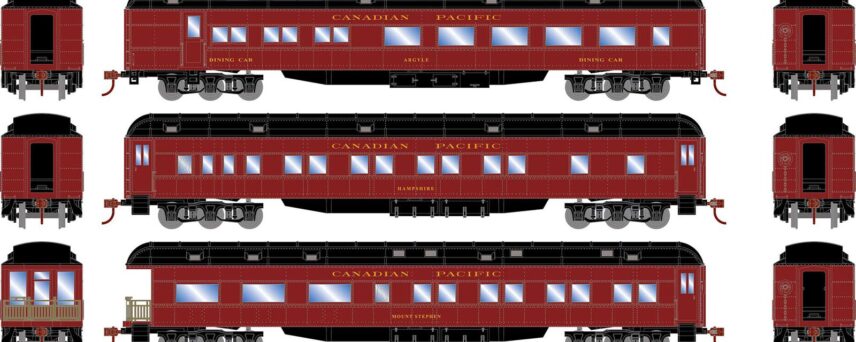 Athearn 88231  HO Heavyweight Diner / Coach / Observation, CPR #1