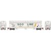 Athearn 12950  N ACF 4600 3-Bay Center Flow Hopper, SOO #74057