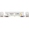 Athearn 12951  N ACF 4600 3-Bay Center Flow Hopper, SOO #74112