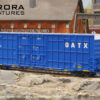 Aurora Miniatures 306043  HO Greenbrier 7550 cf 60' Plate F Boxcar, LRS #141001