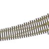 Walthers Track 83067  HO Code 83 Nickel Silver DCC-Friendly Curved Turnout - 24 and 36" Radii - Left Hand