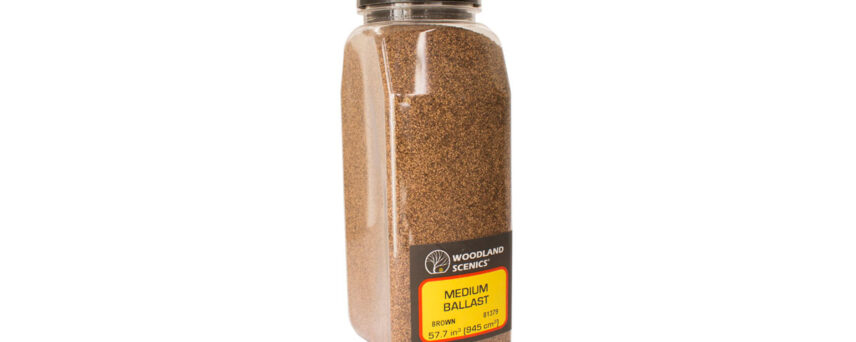 Woodland Scenics B1372 Brown Fine Ballast Shaker