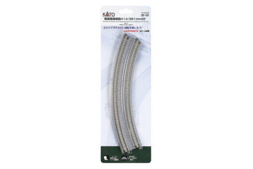 Kato 20181  N CT Double-Track Superelevated Curve R414/381mm 45° Pkg (2)
