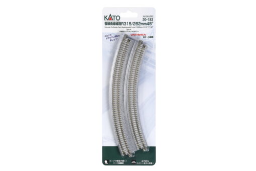 Kato 20183  N CT Double-Track Superelevated Curve R315/282mm 45° Pkg (2)
