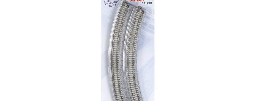 Kato 20183  N CT Double-Track Superelevated Curve R315/282mm 45° Pkg (2)